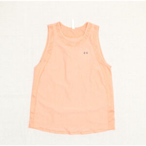 Under Armour Women's Tank Top Sleeveless Top Crew Neck Polyester Orange Size M